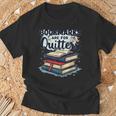 Bookmarks Are For Quitters Reading Quote Book Lover T-Shirt Gifts for Old Men