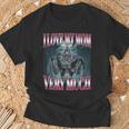 Brainrot Alpha Wolf Meme I Love My Mom Very Much Gen-Z Humor T-Shirt Gifts for Old Men Brainrot Alpha Wolf Meme I Love My Mom Very Much Gen-Z Humor T-Shirt Gifts for Old Men