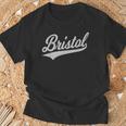 Bristol バーシティ スクリプト アスレチック スポーツ ジャージスタイル Tシャツ 高齢者への贈り物