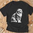 Cat Dad Mom Lover – モノクロスコティッシュフォールド。 Tシャツ 高齢者への贈り物