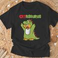 Catasaurus T-Rex Cat Kitten Dinosaur Feline Dino Dragon Tシャツ 高齢者への贈り物