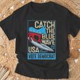 Catch The Blue Waveurfing Democrat Donkey Midterm Election Tシャツ 高齢者への贈り物