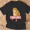 Cheems Dog おもしろ柴犬ダンクミーム Tシャツ 高齢者への贈り物