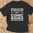 Cool Comic Book Art For Men Women Comic Book Cartoon Lovers T-Shirt Gifts for Old Men
