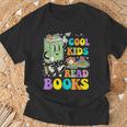 Cool Kids Read Books Teacher Bookworm Librarian Book Lover T-Shirt Gifts for Old Men