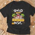 Dad And Mom Of The Birthday Boy Farm Family Matching Party T-Shirt Gifts for Old Men Dad And Mom Of The Birthday Boy Farm Family Matching Party T-Shirt Gifts for Old Men