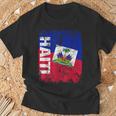 Damen Herren Kinder Haiti T-Shirt Geschenke für alte Männer