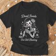 Dark Romance Skeleton Merch Outfits Woman Smut Book Reading T-Shirt Gifts for Old Men