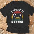 Divertente Nuovo Papà Camicia Papà Livellobloccato Maglietta Regalos para ancianos