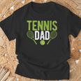 Divertente Papàportivo Giocatore Allenatore Fan Festa Del Papà Tennis Papà Maglietta Regalos para ancianos