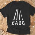 Eadg 4弦 ベースギタープレーヤー ベーシストパースペクティブ 長袖tシャツ Tシャツ 高齢者への贈り物