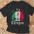 El Papa Mas Chingon Regalo Divertente Per La Festa Del Papà Messicano Maglietta Regalos para ancianos