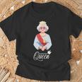 Elizabethunglasses De Manga Corta Británica Camiseta unisex Regalos para ancianos