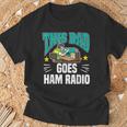 Este Papá Goes Ham Radio Motivo Para Operadores De Radio Aficionados Camiseta unisex Regalos para ancianos