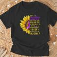 Fibromialgia Guerrero Girasoloporte Fibromialgia Regalos Camiseta unisex Regalos para ancianos