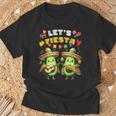 Lets Fiesta 5 De Mayo ポンチョ アボカド メキシカン パーティー メンズ レディース Tシャツ 高齢者への贈り物