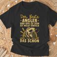 Fischer Beste Angler Und Opa Angel T-Shirt Geschenke für alte Männer