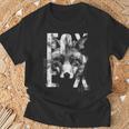 Fox グラフィックアート 動物愛好家 野生動物 森 男性 女性 Tシャツ 高齢者への贈り物
