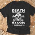 Freemasonkull Quote Deathmiles Mason ユーモア フリーメイソン Tシャツ 高齢者への贈り物
