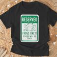 Frogs OnlyOthers Will Be Toad- Frog Pun Tシャツ 高齢者への贈り物