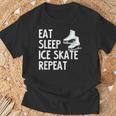 Eatleep Icekate Repeat フィギュアスケート Tシャツ 高齢者への贈り物