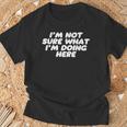 I'm Noture What I'm Doing Here Confused Tシャツ 高齢者への贈り物