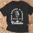 Music Lover カラオケシンガー Tシャツ 高齢者への贈り物