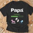 Futuro Papà Padre Daddy Loading Gravidanza Regalo Famiglia Maglietta Regalos para ancianos