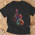 Geigen Farben Bunte Geigeioline Geschenk Füriolinisten T-Shirt Geschenke für alte Männer