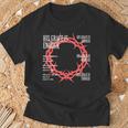 His Grace Is Enough イエス・キリスト キリスト キリスト教 宗教 Tシャツ 高齢者への贈り物