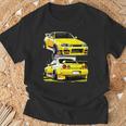 ブラック Gt R 32 Jdm スカイラインチューナー レーシングスタンス カードリフト Tシャツ 高齢者への贈り物