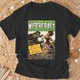 Halloween Horror Vintage Witch Zombie Comic Book Retro Scary T-Shirt Gifts for Old Men