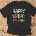 Happy Pride Month レインボー ゲイプライド アリー Lgbt メンズ レディース キッズ Tシャツ 高齢者への贈り物