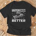 Harmonicists Blow Better ハーモニカ Tシャツ 高齢者への贈り物