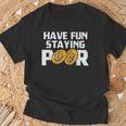Have Funtaying Poor ビットコイン 暗号通貨 Btc ミリオネア Tシャツ 高齢者への贈り物