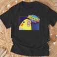 Heck Cockatiel Birb Memes Angry Parrot Lover Tシャツ 高齢者への贈り物