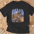 Hyrax Fire Meme Animal Lover ユーモア ロック ハイラックス Tシャツ 高齢者への贈り物