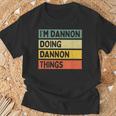 I'm Dannon Doing Dannon Things 面白い名言 Tシャツ 高齢者への贈り物