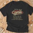 Ich Bin Ein Canli Ich Höre Nicht AufWenn Ich Müde Bin Ich Höre Auf Canli Name T-Shirt Geschenke für alte Männer