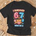 Ich Habe 6 7 Überlebt Jetzt Bin Ich 8 Kawaii Capybara Ice Cream Birthday T-Shirt Geschenke für alte Männer