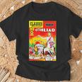 The Iliad Homer Vintage Comic Book Cover T-Shirt Gifts for Old Men