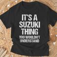 It's Auzuki Thing You Wouldn't Understand おかしなスズキ Tシャツ 高齢者への贈り物