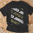 Jamaicaカモ柄グリーンカモフラージュ Tシャツ 高齢者への贈り物