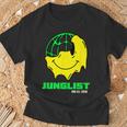 Junglist ドラムとベース Dnb スマイリー Tシャツ 高齢者への贈り物