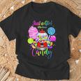 Just A Girl Who Loves Candy、レインボースイーツテスターギフト Tシャツ 高齢者への贈り物