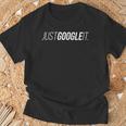Just Google It Tシャツ 高齢者への贈り物