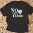 Let's Par ゴルフボール ティーピン付き 面白いゴルフクラブtシャツ Tシャツ 高齢者への贈り物