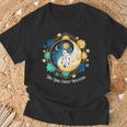 Life Happens 太極拳は猫陰陽エネルギー瞑想を助ける Tシャツ 高齢者への贈り物