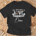 Linda Camisa De Perro Llamado Oreo Para Es Y Hombres Camiseta unisex Regalos para ancianos