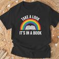 Take A Look It's In A Book Rainbow Reading Literary T-Shirt Gifts for Old Men Take A Look It's In A Book Rainbow Reading Literary T-Shirt Gifts for Old Men
